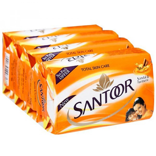SANTOOR SNDL&TURM SOAP(100GX4) 1pcs